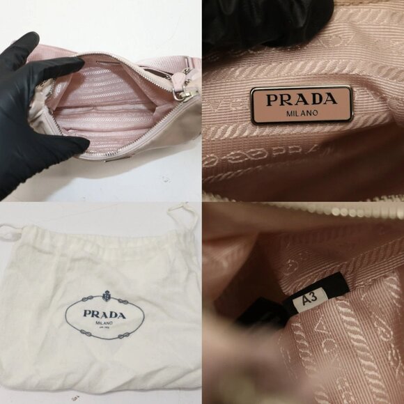 PRADA Re-Edition 2005 Re-Nylon Shoulder Bag Light Pink - Picture 14 of 14